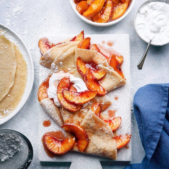 Simple Oat Crepes