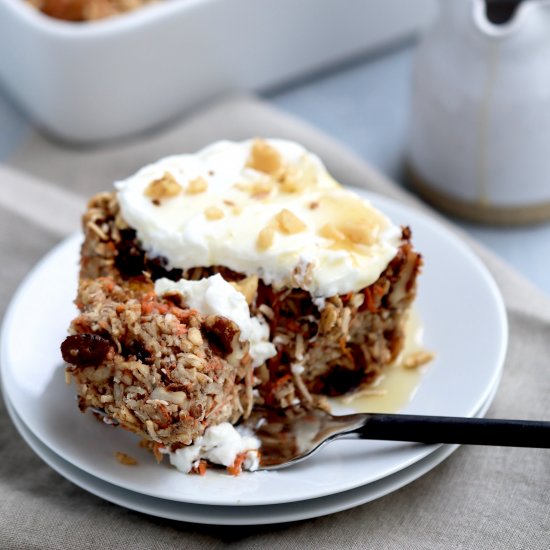 carrot cake baked oatmeal