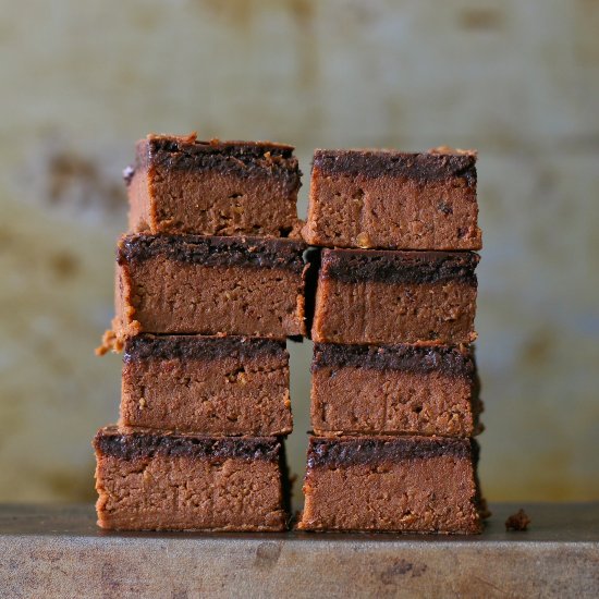 Chocolate chickpea fudge