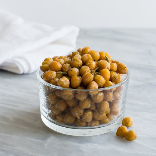 Roasted Chickpeas 3 ways