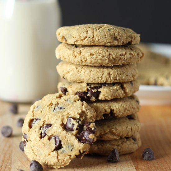 Chickpea Chocolate Chip Cookies