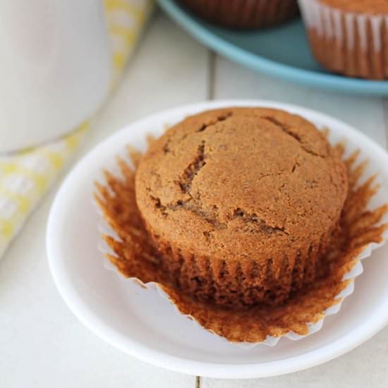 Vegan Gluten-Free Banana Muffins