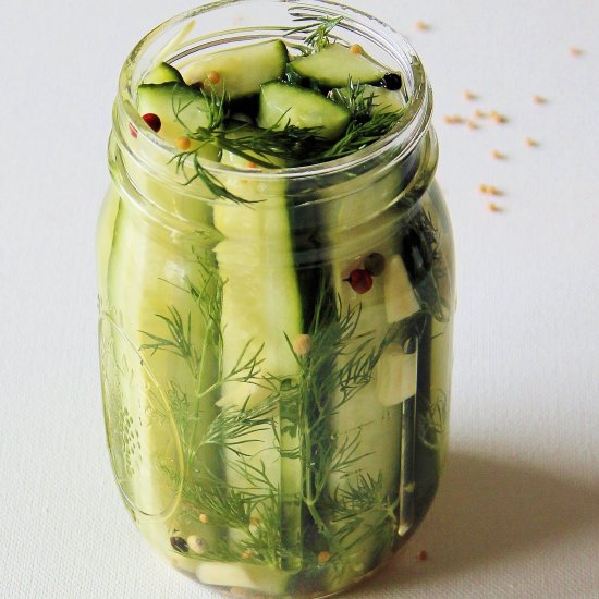 Quick Dill Pickles