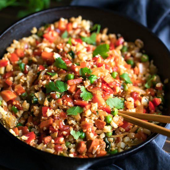 Vegan Cauliflower Fried Rice