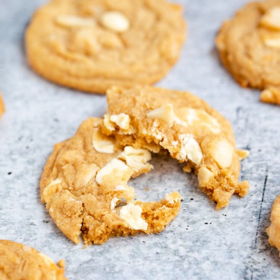 White Chocolate Macadamia Cookies