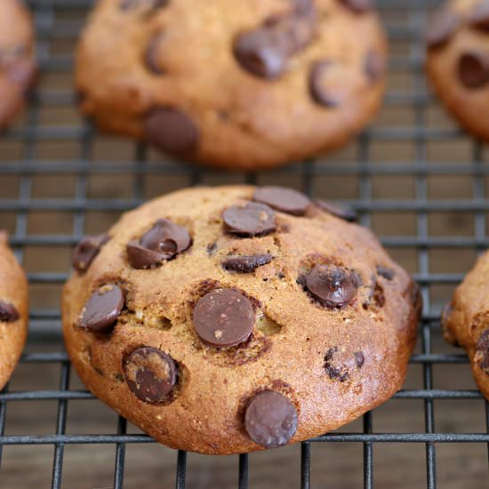 Healthier Chocolate Chip Cookies