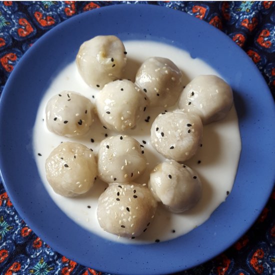 Sweet potato dumplings