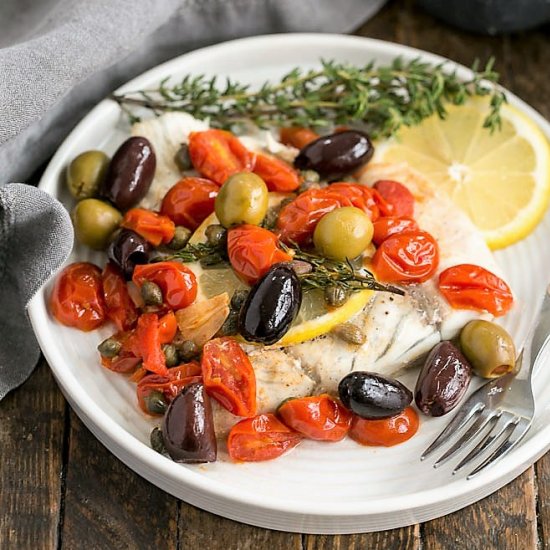 Mediterranean Sea Bass en Papillote