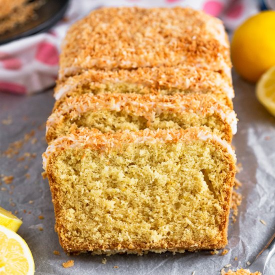 Lemon and Coconut Loaf Cake