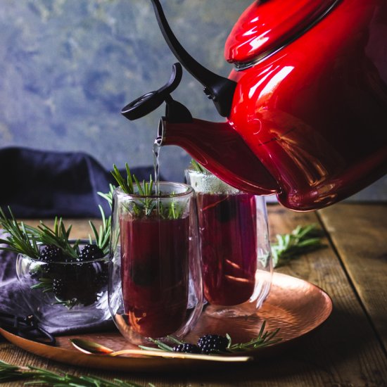 Blackberry and Sloe Gin Hot Toddy