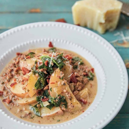 Rustic Sausage Potato Soup