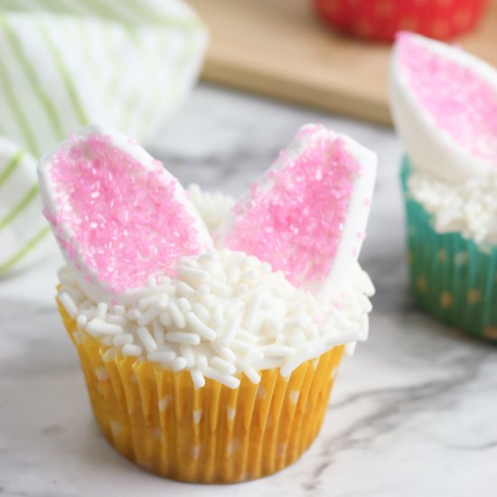 Easter Bunny Cupcakes