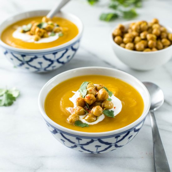 Sweet Potato Soup with Miso