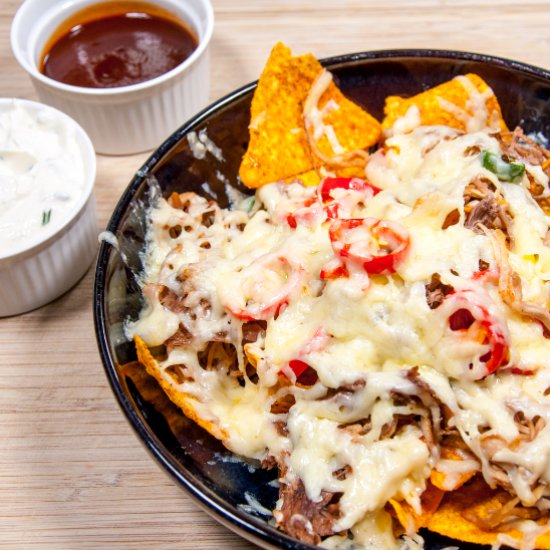 Doritos with Cheesy Pulled Pork