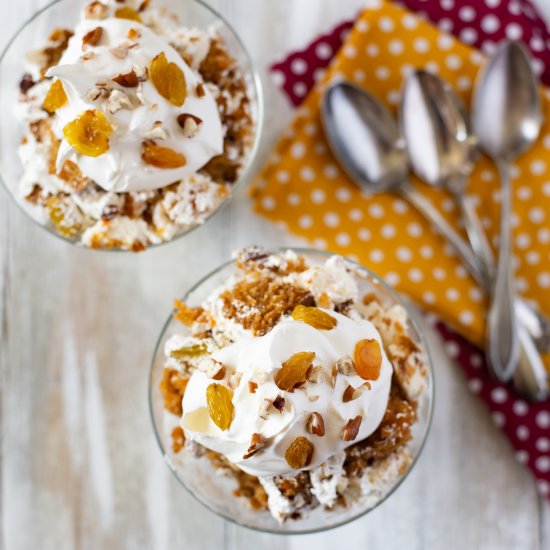 Carrot Cake Cheesecake Trifle