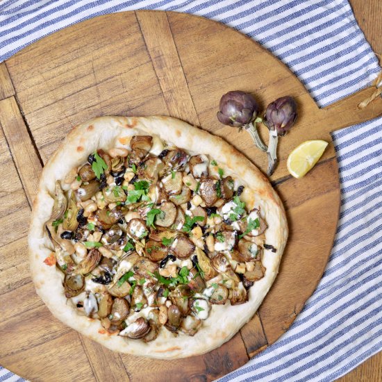 Artichoke Medley Pizza