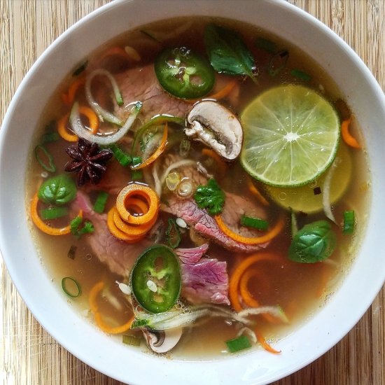 Pho with Homemade Bone Broth