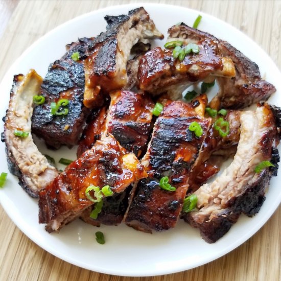 Less Sweet Sticky Spare Ribs