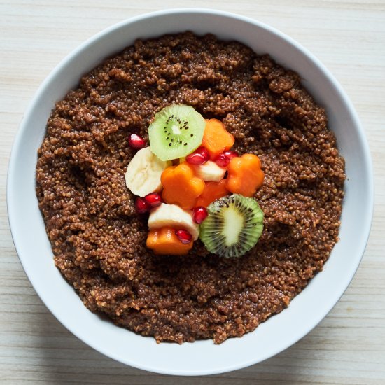 Chocolate Quinoa Bowl (Vegan)