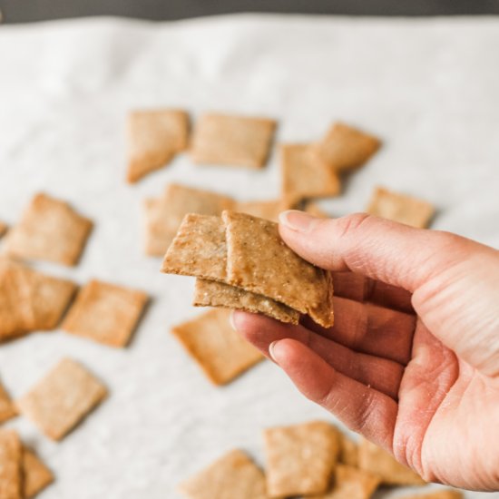 Gluten Free Za’atar Crackers