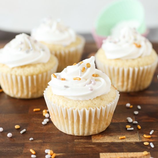 Vegan Vanilla Cupakes