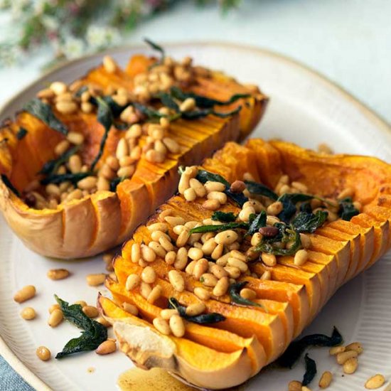 Hasselback Pumpkin