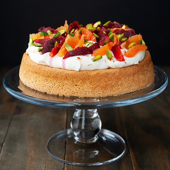 Almond Cake with Blood Oranges (GF)