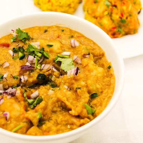 easy one-pot lentil dahl