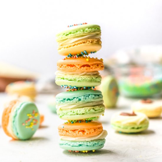 Easter Egg Macarons