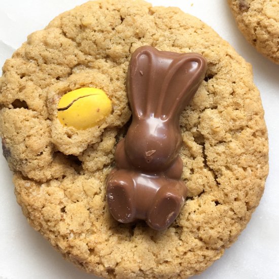 Leftover Easter Chocolate Cookies