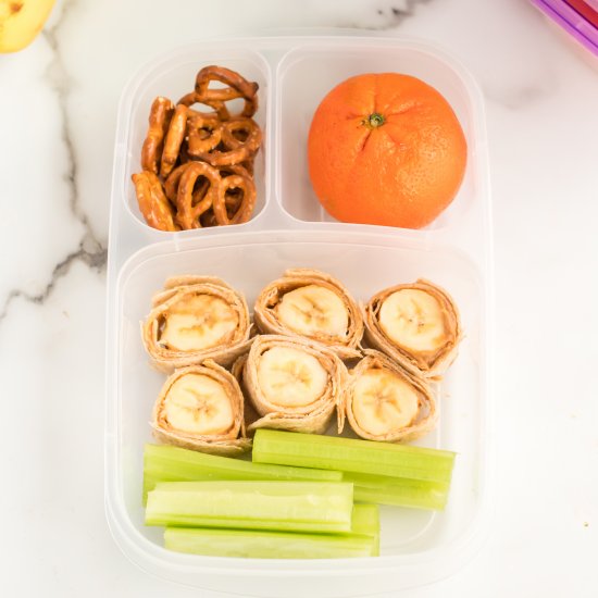 Banana Roll Up Lunch Box Idea