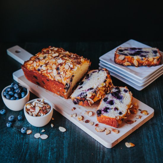 Easy Blueberry Almond Bread