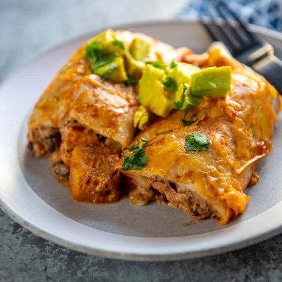 Butternut Squash Enchiladas