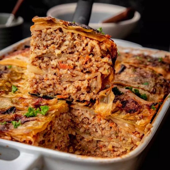 Unstuffed Cabbage Rolls Casserole