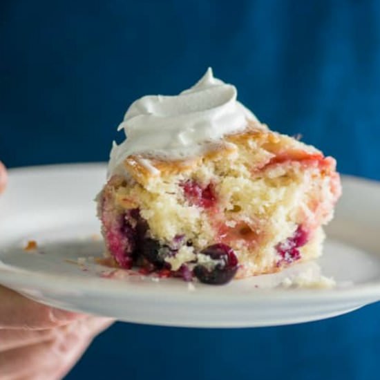 berry buttermilk breakfast cake