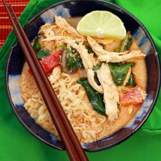 InstantPot Thai Chicken Curry Ramen