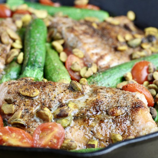 One Pan Pistachio Salmon