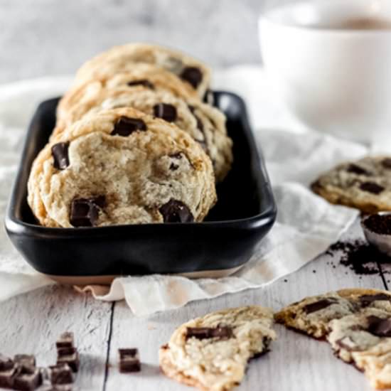 Coffee Chocolate Chunk Cookies