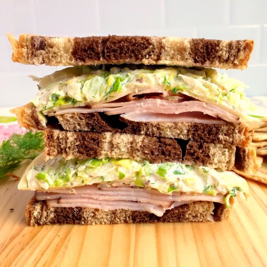 Turkey Sandwich w/Horseradish Slaw