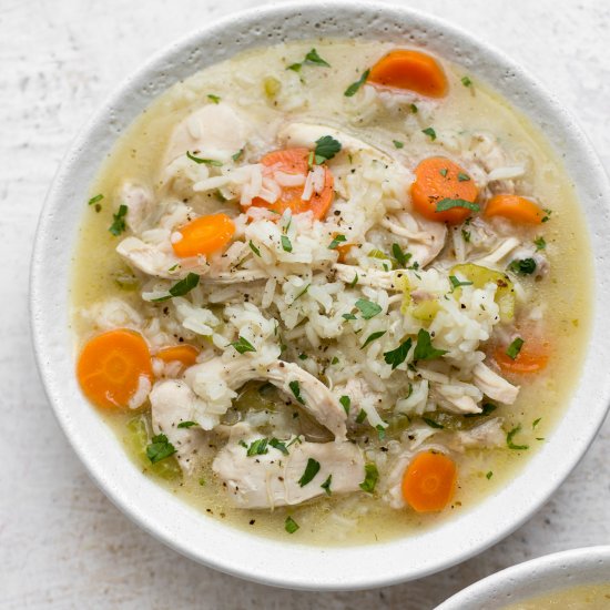 Easy Chicken and Rice Soup