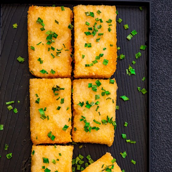 Simple Deep-Fried Rice Cake