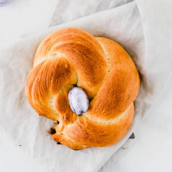 Vegan Braided Easter Bread