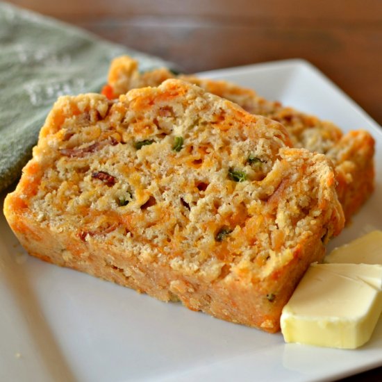 Bacon Jalapeno Cheddar Beer Bread