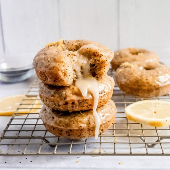 Lemon Poppy Seed Donuts