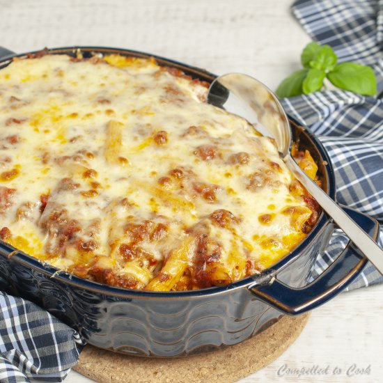 Meaty Baked Pasta