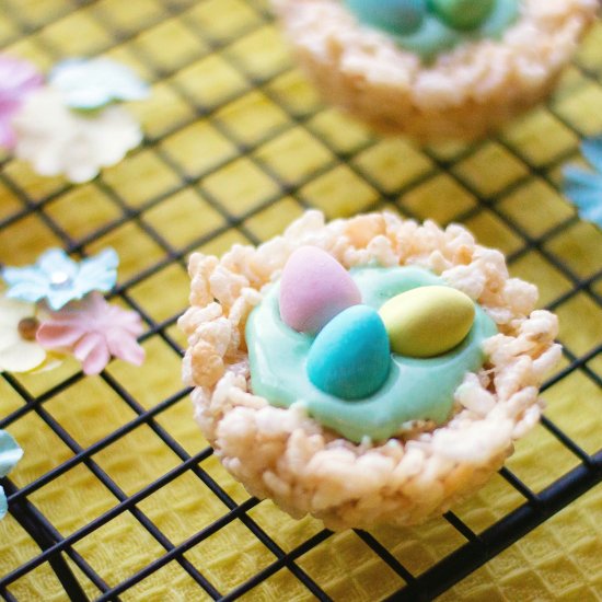 Rice Krispie Nests