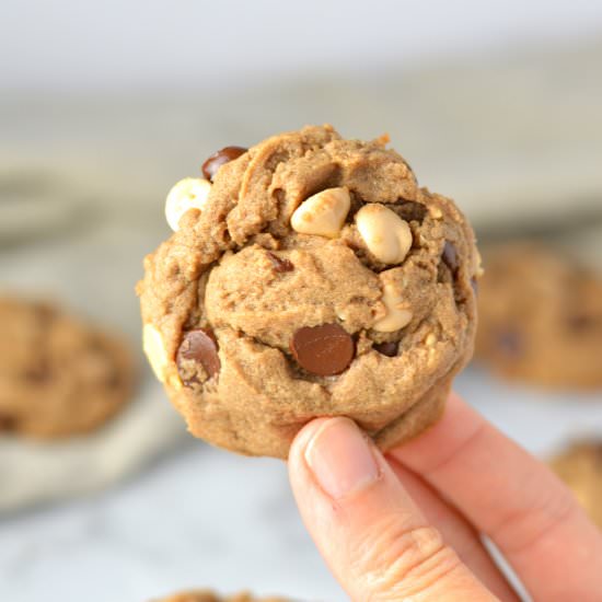 Caramel Nutella Chocolate cookies