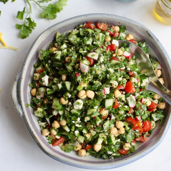 Tabouli Salad with Chickpeas