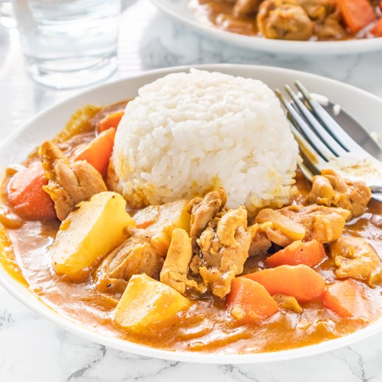 Japanese chicken curry