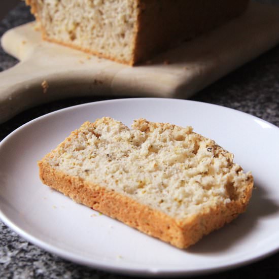 Easy Garlic Herb No-Knead Bread